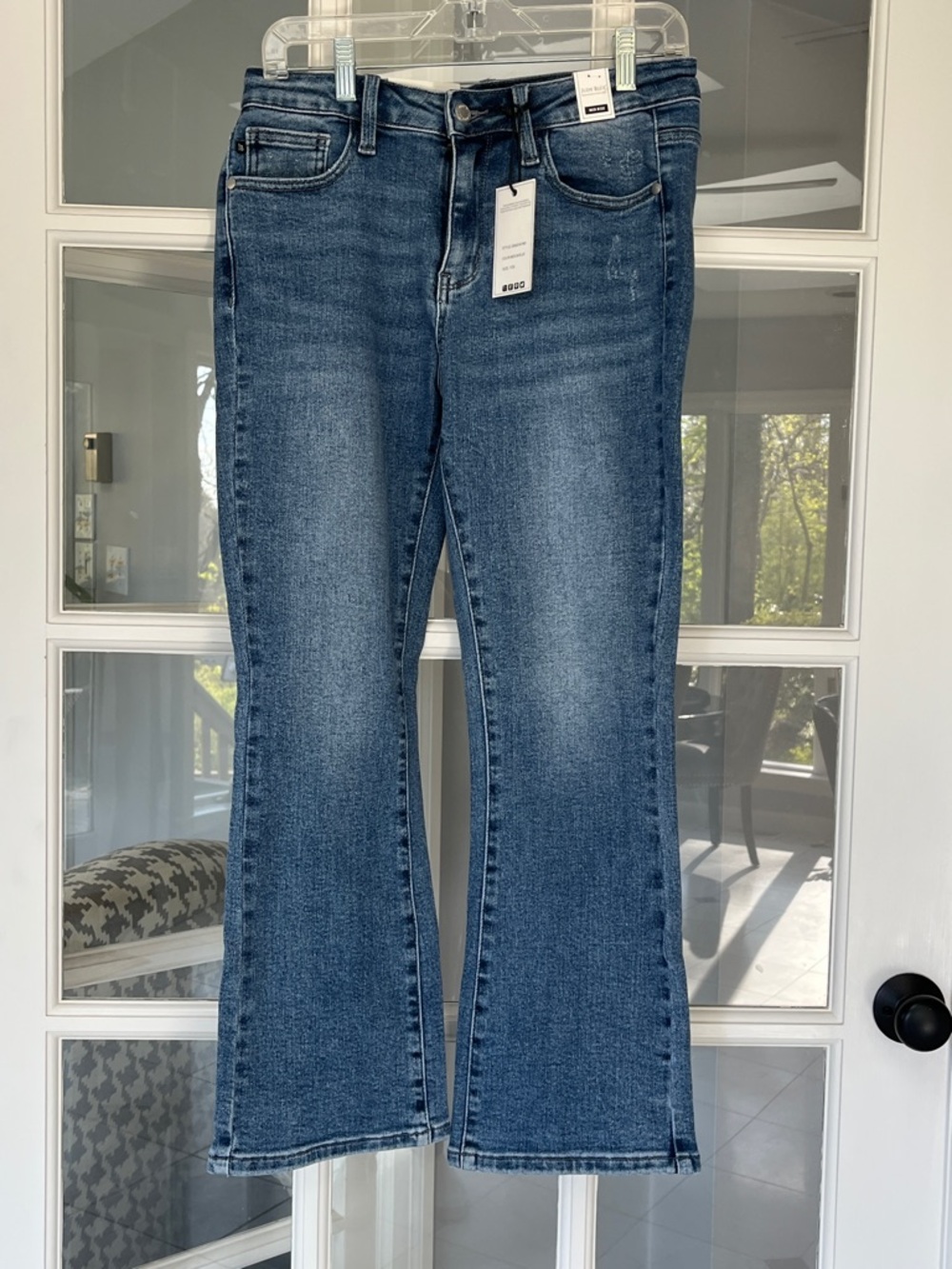 Judy Blue Cropped Bootcut Mid-rise Jeans - Sz 7/28 - New with Tags - Picture 2 of 4